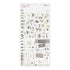 Midori Seal Collection BLUE Color Series Planner Stickers Movable Stickers Notebook Stickers Coordinating Stickers | 2597 BEIGE