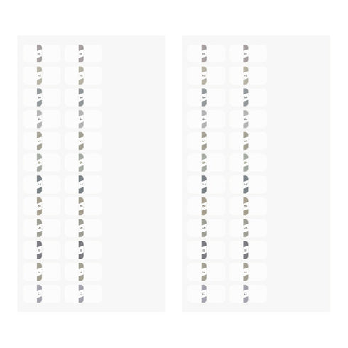 Midori Chiratto PINK SMALL NUMBERED Index Label Colors Planner Index Tabs | 82605006