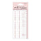 Midori Chiratto PINK SMALL NUMBERED Index Label Colors Planner Index Tabs | 82605006