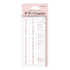 Midori Chiratto PINK SMALL NUMBERED Index Label Colors Planner Index Tabs | 82605006