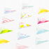 Midori Seal Collection RESIN 3D TRIANGLES Rainbow Triangles Planner Stickers 3D Stickers Puffy Sticker Clear Stickers Rainbow Sticker | 2529