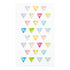 Midori Seal Collection RESIN 3D TRIANGLES Rainbow Triangles Planner Stickers 3D Stickers Puffy Sticker Clear Stickers Rainbow Sticker | 2529
