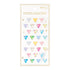 Midori Seal Collection RESIN 3D TRIANGLES Rainbow Triangles Planner Stickers 3D Stickers Puffy Sticker Clear Stickers Rainbow Sticker | 2529