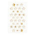 Midori Seal Collection RESIN 3D STARS Planner Stickers 3D Stickers Puffy Stickers Clear Stickers Rainbow Stickers | 2525