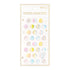 Midori Seal Collection RESIN 3D CIRCLES Rainbow Dots Planner Stickers 3D Stickers Puffy Stickers Clear Stickers Rainbow Stickers | 2528