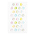 Midori Seal Collection RESIN 3D CIRCLES Rainbow Dots Planner Stickers 3D Stickers Puffy Stickers Clear Stickers Rainbow Stickers | 2528
