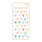 Midori Seal Collection RESIN 3D TRIANGLES Rainbow Triangles Planner Stickers 3D Stickers Puffy Sticker Clear Stickers Rainbow Sticker | 2529