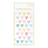 Midori Seal Collection RESIN 3D TRIANGLES Rainbow Triangles Planner Stickers 3D Stickers Puffy Sticker Clear Stickers Rainbow Sticker | 2529