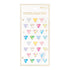 Midori Seal Collection RESIN 3D TRIANGLES Rainbow Triangles Planner Stickers 3D Stickers Puffy Sticker Clear Stickers Rainbow Sticker | 2529