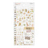 Midori Seal Collection BLUE Color Series Planner Stickers Movable Stickers Notebook Stickers Coordinating Stickers | 2597 BEIGE