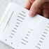 Plepic THUMBNAIL INDEX STICKERS Index Tabs Monthly Index Tabs Weekly Index Tabs Daily Index Tab Self-Adhesive Tabs Planner Index Sticker