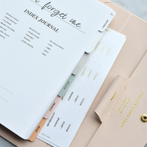 Plepic THUMBNAIL INDEX STICKERS Index Tabs Monthly Index Tabs Weekly Index Tabs Daily Index Tab Self-Adhesive Tabs Planner Index Sticker