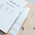 Plepic THUMBNAIL INDEX STICKERS Index Tabs Monthly Index Tabs Weekly Index Tabs Daily Index Tab Self-Adhesive Tabs Planner Index Sticker