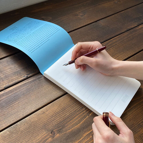 Yamamoto A5 SANZEN TOMOE RIVER 52gsm Blank Writing Pad Tomoe River Memo Pad Tomoe River Notebook Tomoe RIver Flip Pad | 148 X 210mm