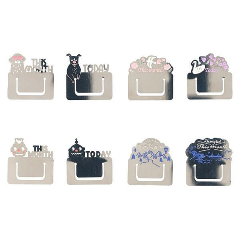 Mark's ROBOTS Index Clips Stainless Steel Bookmark Clip Page Clip Bookmarker Clip Bookmark Clip Index Tab