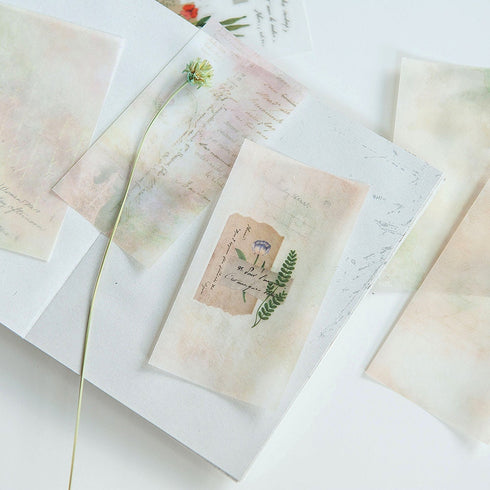 MU Lifestyle COFFEE Mixes Dyeing Tracing Paper Ephemera Vellum Paper Watercolor Paper Translucent Paper Planning Paper | DTP-021