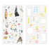 FASHION Midori Seal Collection Two Sheets Planner Stickers Calendar Stickers Planning Stickers Rainbow Stickers | 2637