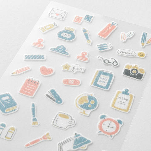 STATIONERY Midori Seal Collection Two Sheets Planner Stickers Calendar Stickers Planning Stickers Rainbow Stickers | 2640