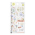 FLOWER Midori Seal Collection Two Sheets Planner Stickers Calendar Stickers Planning Stickers Rainbow Stickers | 2639