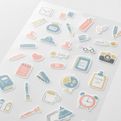 STATIONERY Midori Seal Collection Two Sheets Planner Stickers Calendar Stickers Planning Stickers Rainbow Stickers | 2640