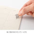 MONOTONE FLOWER Midori Seal Collection Two Sheets Planner Stickers Calendar Stickers Planning Stickers Rainbow Stickers | 2642