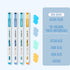Dianshi NO SMEAR MACARON Color Highlighter Set Refillable Highlighter Set Eco-Conscious Seven Series 4 Pen Set | Ds-834