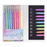 WHITE High Gloss Languo Color Gel 6 Pen Set 0.6mm Anime Pen Manga Pen Black Out Planning Pen Set Fine Point Set | 6 Pens