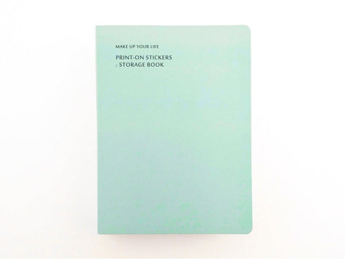 CELEDON Green MU Lifestyle STORAGE Book Storage Binder Storage Wallet Print-On Stickers Rub-On Stickers Transfer Sticker Translucent Sticker