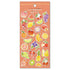 Mind Wave Food Collection Sticker FRUIT Sticker Lemon Apples Grape Peach Strawberry Banana Clear Stickers Seals Bujo Sticker | 81803
