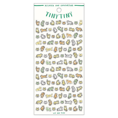 Mind Wave TINY TINY RABBIT Stickers Bunniy Stickers Pet Stickers Wildlife Stickers Nature Clear Stickers Seals Bujo Sticker | 81862