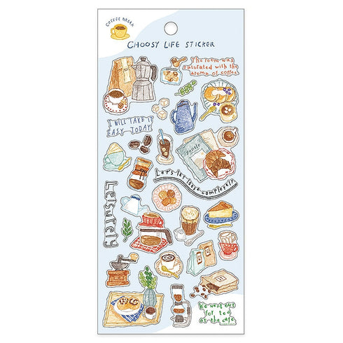 Mind Wave CHOOSY LIFE STATIONERY Stickers Planner Notebook Pen Lamp Clipboard Fountain Pen Clear Stickers Seals Bujo Sticker | 81841