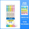 Dianshi NO SMEAR FLUORESCENT Color Highlighter Set Refillable Highlighter Set Eco-Conscious Seven Series 4 Pen Set | Ds-834