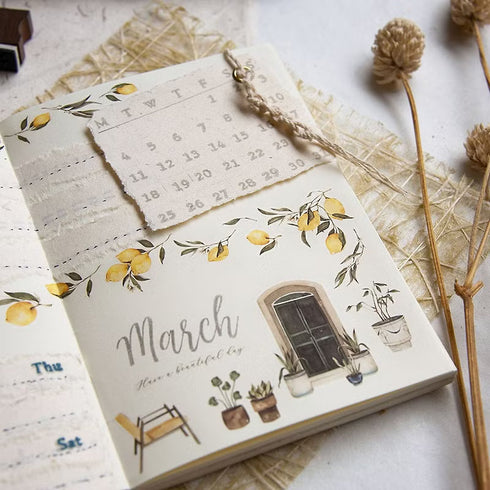 MU Lifestyle Print-On Stickers Vintage Home Vintage Doors Lenom Trees Tuscany Rub-On Stickers Transfer Stickers Translucent Sticker | 245