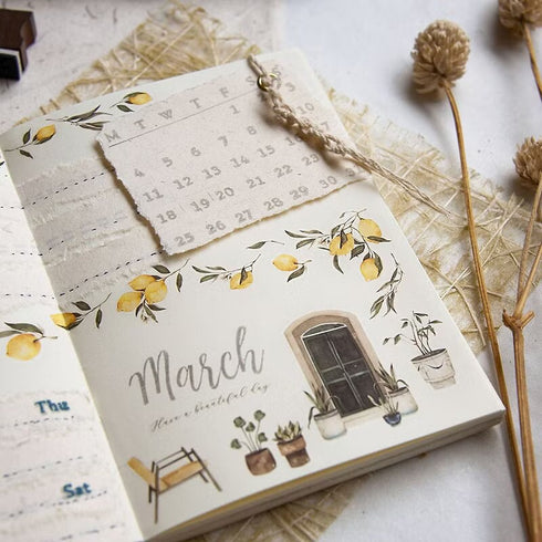 MU Lifestyle Print-On Stickers Vintage Home Vintage Doors Lenom Trees Tuscany Rub-On Stickers Transfer Stickers Translucent Sticker | 245