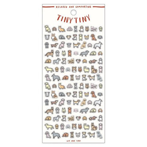 Mind Wave TINY TINY RABBIT Stickers Bunniy Stickers Pet Stickers Wildlife Stickers Nature Clear Stickers Seals Bujo Sticker | 81862
