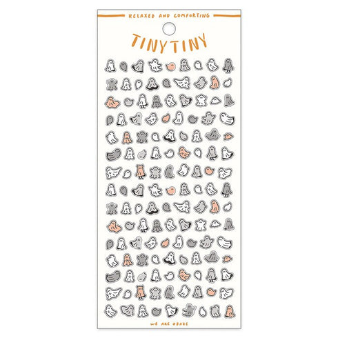 Mind Wave TINY TINY PENGUIN Stickers Penguin Stickers Sea Life Stickers Arctic Stickers Clear Stickers Seals Bujo Sticker | 81861
