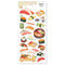 Mind Wave IROHA SUSHI Stickers Sushi Rice Bowl Fish Stew Tempura Clear Stickers Seals Bujo Sticker | 81866