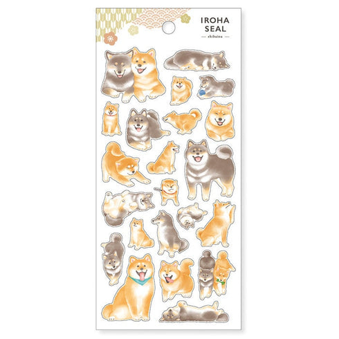 Mind Wave IROHA WHITE-TAILED Tit Stickers Bird Birdies Whit-Tailed Nature Wildlife Clear Stickers Seals Bujo Sticker | 81871