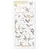 Mind Wave IROHA WHITE-TAILED Tit Stickers Bird Birdies Whit-Tailed Nature Wildlife Clear Stickers Seals Bujo Sticker | 81871