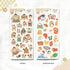 Mind Wave IROHA WHITE-TAILED Tit Stickers Bird Birdies Whit-Tailed Nature Wildlife Clear Stickers Seals Bujo Sticker | 81871