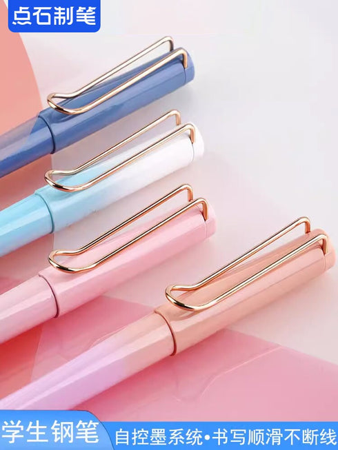 SAKURA Dianshi 0.38mm EXTRA Fine Fountain Pen Set Deluxe Foutain Pen Set Fountain Pen Extra Fine Nib Ink Cartridges | DS-756