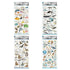 SEA AQUARIUM Kamio Japan Stickers Adult Visual Dictionary Hammerhead Shark Stingray Seal Penguin GOLD Foil Stickers | 215285