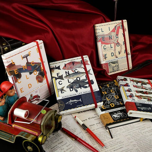 ASTRONOMY B6 Jiukoushan Life Encyclopedia 4.5mm Grid 100gsm Notebook Lay-Flat Notebook Ink-Friendly Notebook | 128 x 182mm x 15mm