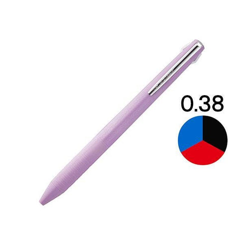 LAVENDER Uni Jetstream 3 LIMITED Edition 0.38mm 3&1 3 Color 0.38mm Ballpoint Multi Pen Pen Body Knock Multi-Body | SXE3-JSS-38