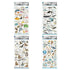DOLPHIN WHALE Kamio Japan Stickers Adult Visual Dictionary Porpoise Orca Blue Whale Pink Dolphin GOLD Foil Stickers | 215283