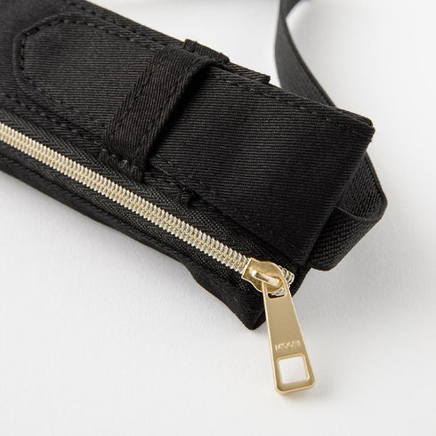 BLACK Midori Book Band Pen Case B6 - A5 Midori Pen Case Black Midori Pen Case Canvas Pen Case Adjustable Midori Adjustable Pencil Case