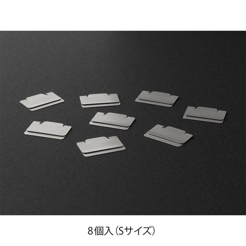 SILVER Midori Chiratto Metal Index Tabs Index Clips Stainless Steel Index Clip Tab Index Clip | 43430