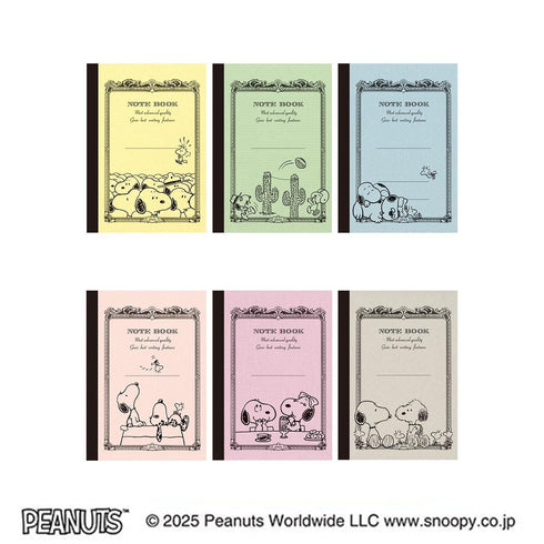 APICA PINK A7 Peanuts CD Note Notebook Tiny Notebook Small Notebook Itty-Bitty Dream Book Mini-Notebook | 30 Sheets
