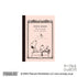 APICA YELLOW A7 Peanuts CD Note Notebook Tiny Notebook Small Notebook Itty-Bitty Dream Book Mini-Notebook | 30 Sheets