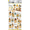 Kamio Japan Stickers EGYPTIAN PHARAOHS Adult Visual Dictionary Egyptian Gods Tutankhamun Imhotep Kheper Osiris GOLD Foil Stickers | 701403